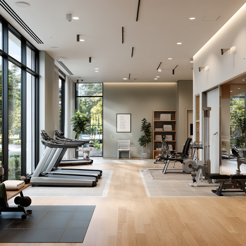 RDW Helpline wellness and fitness area
